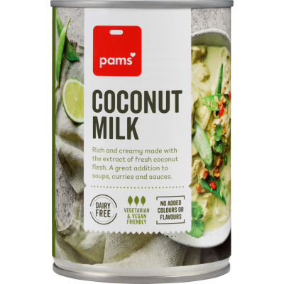 Pams Coconut Milk 400ml Can
