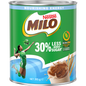 Nestle Milo 30% Less Added Sugar Chocolate Malt Powder Hot or Cold Drink Tin 395g