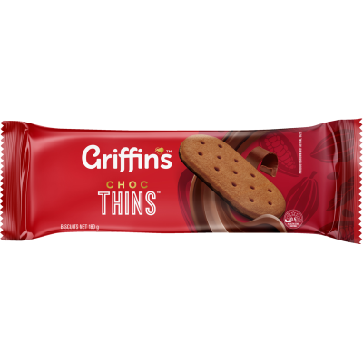 Griffin's Choc Thins Biscuits 180g