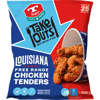 Tegel Take Outs Louisiana Style Chicken Tenders 500g