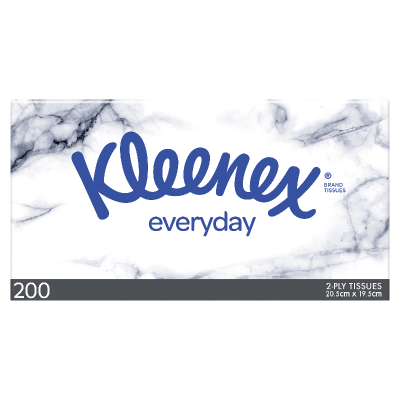 Kleenex Everyday 2 ply Tissues 200pk