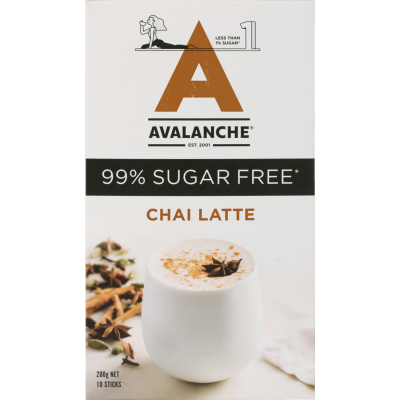 Avalanche 99% Sugar Free Chai Latte 10 Sticks