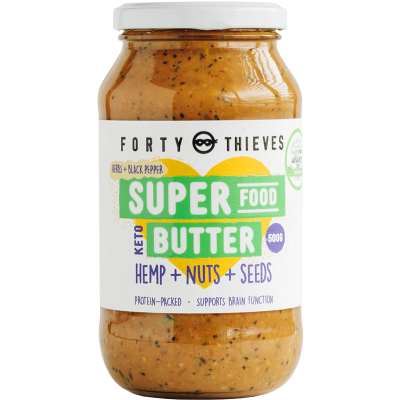Forty Thieves Hemp + Nuts + Seeds Super Food Butter 500g