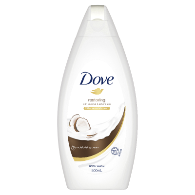 Dove Restoring Body Wash with Coconut & Almond Oil 500ml