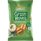 Sunbites Grain Waves Sour Cream & Chives Wholegrain Chips 140g