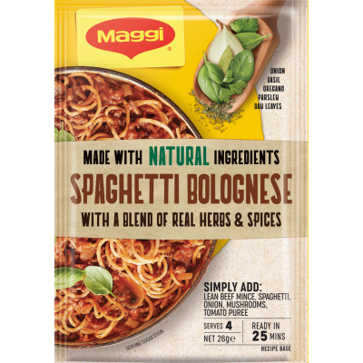 Maggi Spaghetti Bolognese Recipe Base Sachet