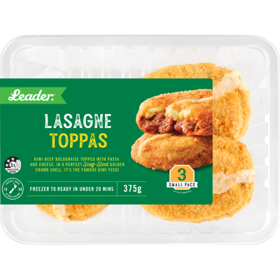 Leader Lasagne Toppas 3pk