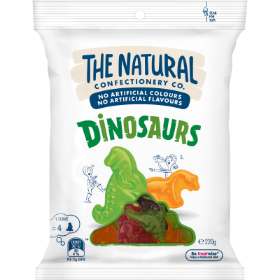 TNCC Dinosaurs Fruit Jellies 220g