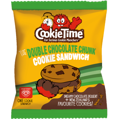 CookieTime Double-Chocolate Ice Cream Sandwich