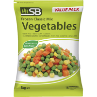 SB Frozen Classic Vegetable Mix 1kg