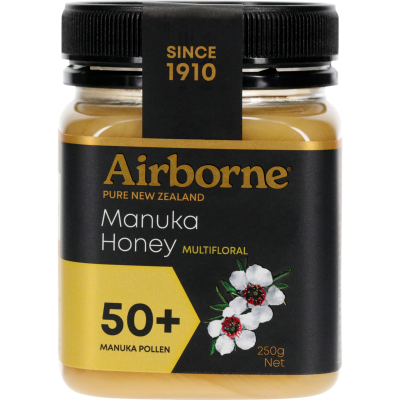 Airborne Manuka 50+ Honey Multifloral 250g