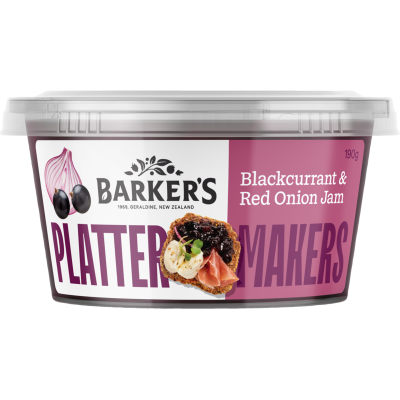Barker's Platter Maker's 190g -  Blackcurrant & Red Onion Jam