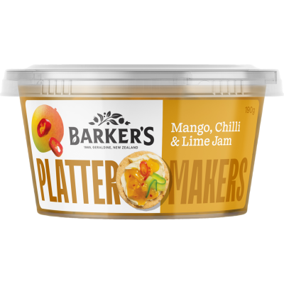 Barker's Platter Maker's 190g - Mango, Chilli & Lime Jam