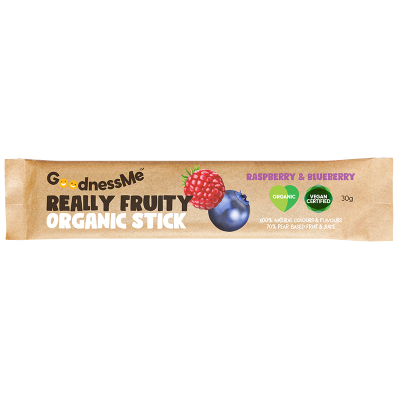 GoodnessMe Really Fruity Organic Stick - Raspberry & Blueberry