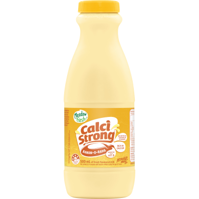Meadow Fresh Calci Strong Banan-O-Rama Fresh Flavoured Milk 500ml
