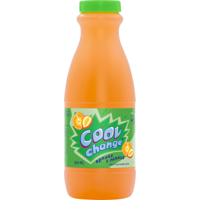 Cool Change Orange & Mango Fruit Drink 500ml