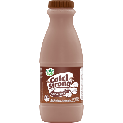 Meadow Fresh Calci Strong Choc-O-Block Fresh Flavoured Milk 500ml