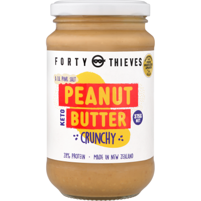 Forty Thieves Crunchy Peanut Butter 375g