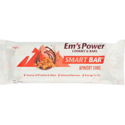 Em's Power Cookies Apricot Choc Smart Bar 75g