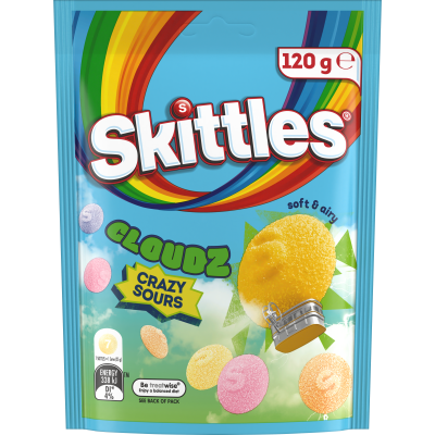 Skittles Cloudz Crazy Sours 120g