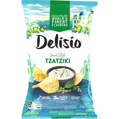 Delisio Greek Style Tzatziki Potato Chips 130g