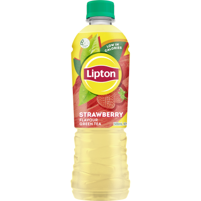 Lipton Strawberry Flavour Green Tea 500ml