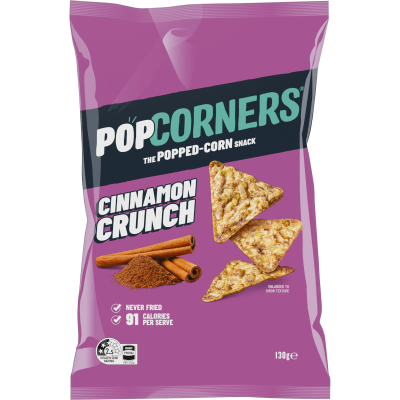 PopCorners Cinnamon Crunch Popped-Corn Snack 130g