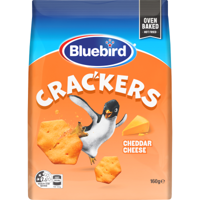 Bluebird Cheddar Cheese Crackers 160g