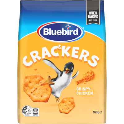 Bluebird Sour Crispy Chicken Crackers 160g