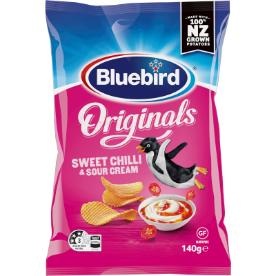 Bluebird Originals Sweet Chilli & Sour Cream 140g