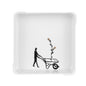 räder Flower Wheelbarrow Square Tray
