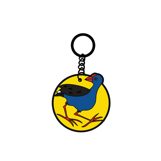 Moana Rd Paul The Pūkeko Enamel Keyring