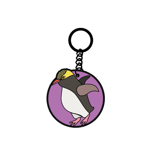 Moana Rd Harry The Hoiho Enamel Keyring