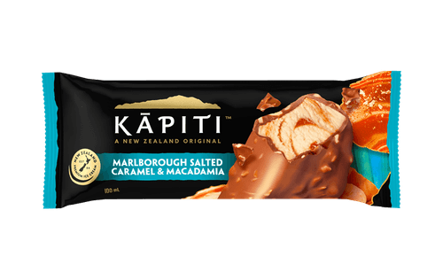 Kāpiti Marlborough Salted Caramel & Macadamia Ice Cream