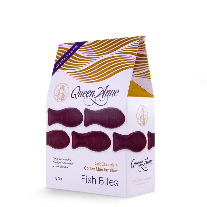 Queen Anne Dark Chocolate Coffee Fish Bites 170g