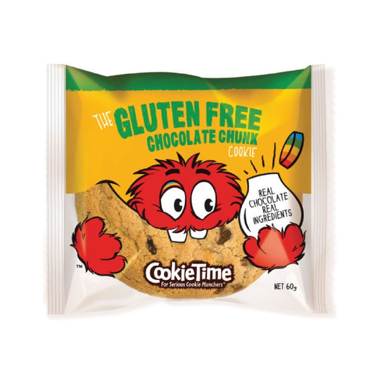 CookieTime Gluten Free Chocolate Chunk Cookie 60g
