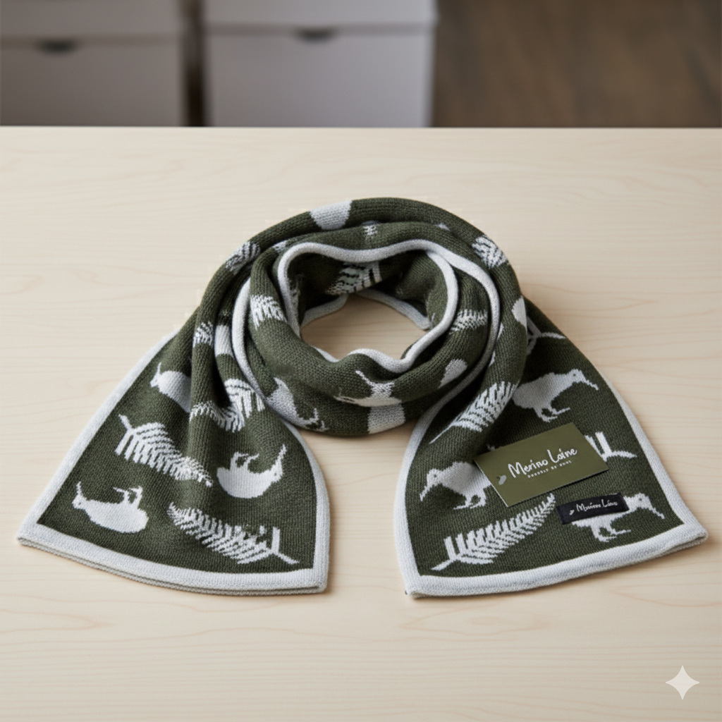 Merino Laine Kiwanis Scarf