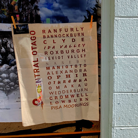 Designs by Default Central Otago Tea Towel