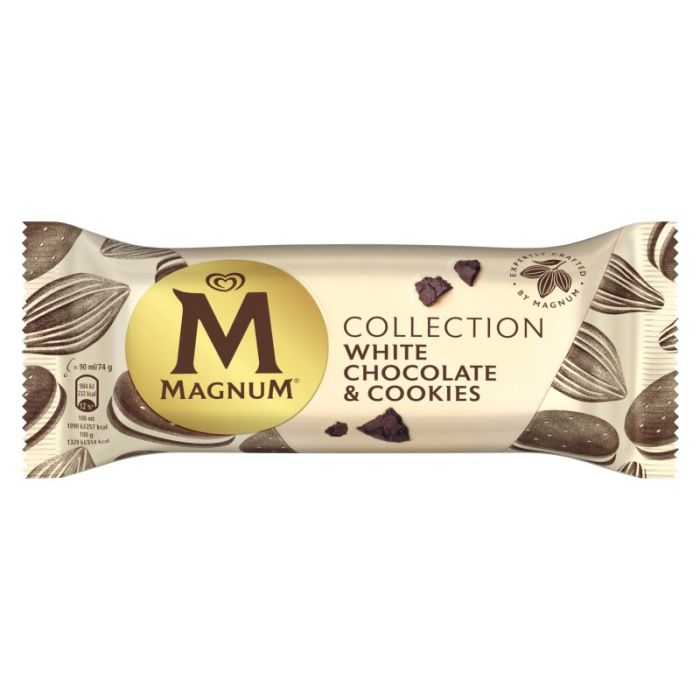 Magnum White Chocolate & Cookies Ice Cream