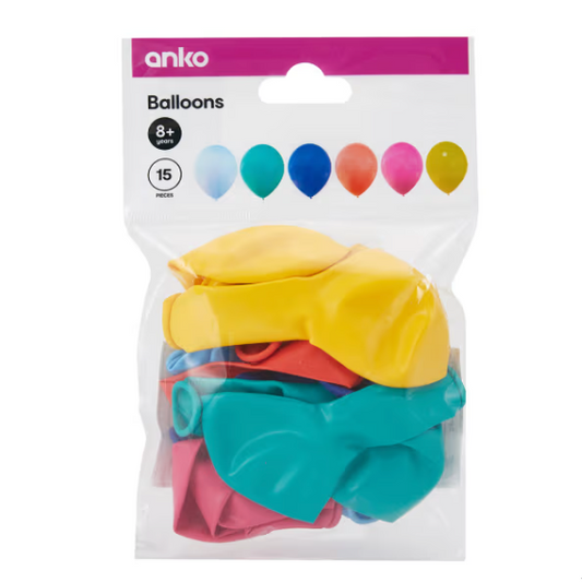 Anko Balloons 15pk