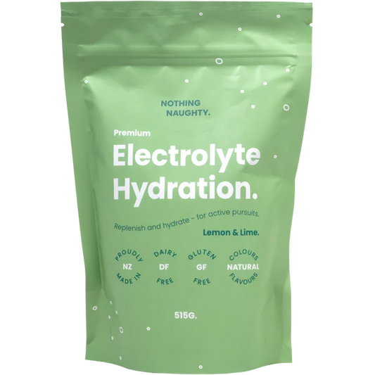Nothing Naughty Electrolyte Hydration Powder 515g - Lemon & Lime