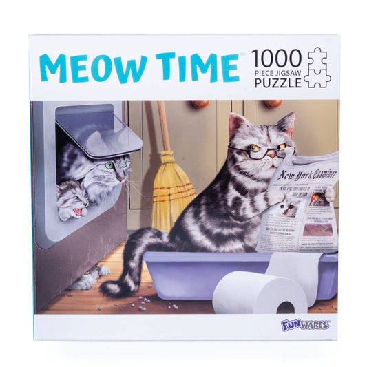 Meow Time 1000pc Jigsaw Puzzle - Cat