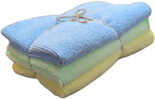Microfibre Cleaning Cloths 3pk