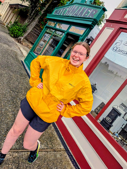 Packable Hooded Rain Jacket
