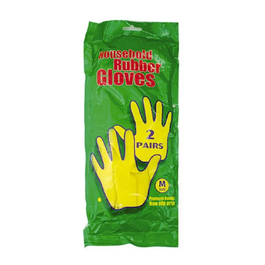 Maxcare Household Rubber Gloves L Size - 2 Pairs