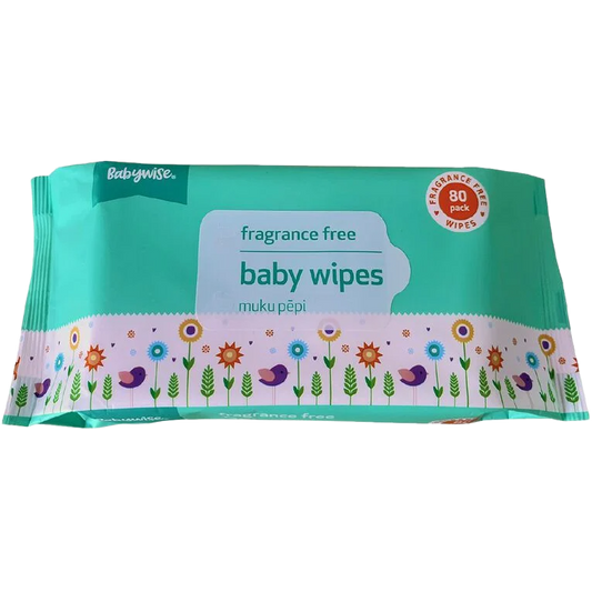 Babywise Fragrance Free Baby Wipes 80pk