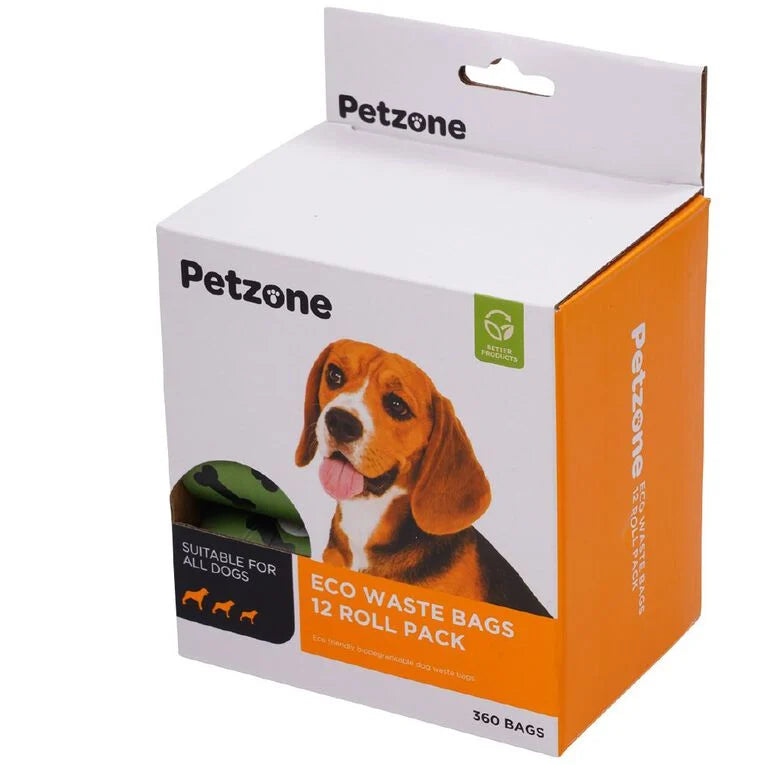 Petzone Eco Dog Poo Waste Bags - 4pk