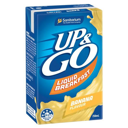 Sanitarium Up & Go Banana Flavour Liquid Breakfast 250ml
