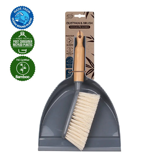 Eco Basics Dust Pan & Brush Set