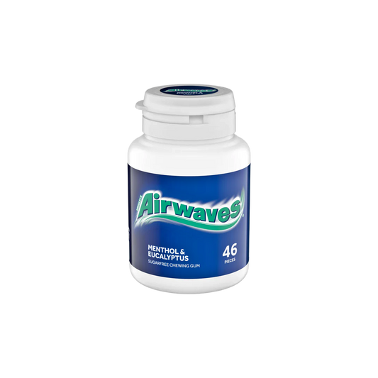 Airwaves Menthol & Eucalyptus Sugar Free Chewing Gum 46pk